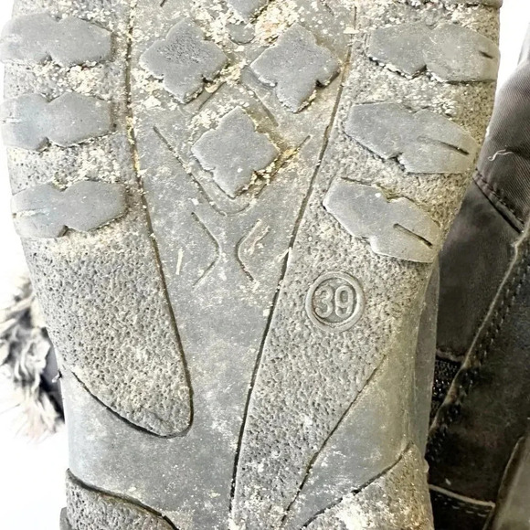 Spring Step Womens Alpi-Tex Vanish Faux Fur Trim Black Snow‎ Boots Size 39 US 9 - Picture 7 of 10